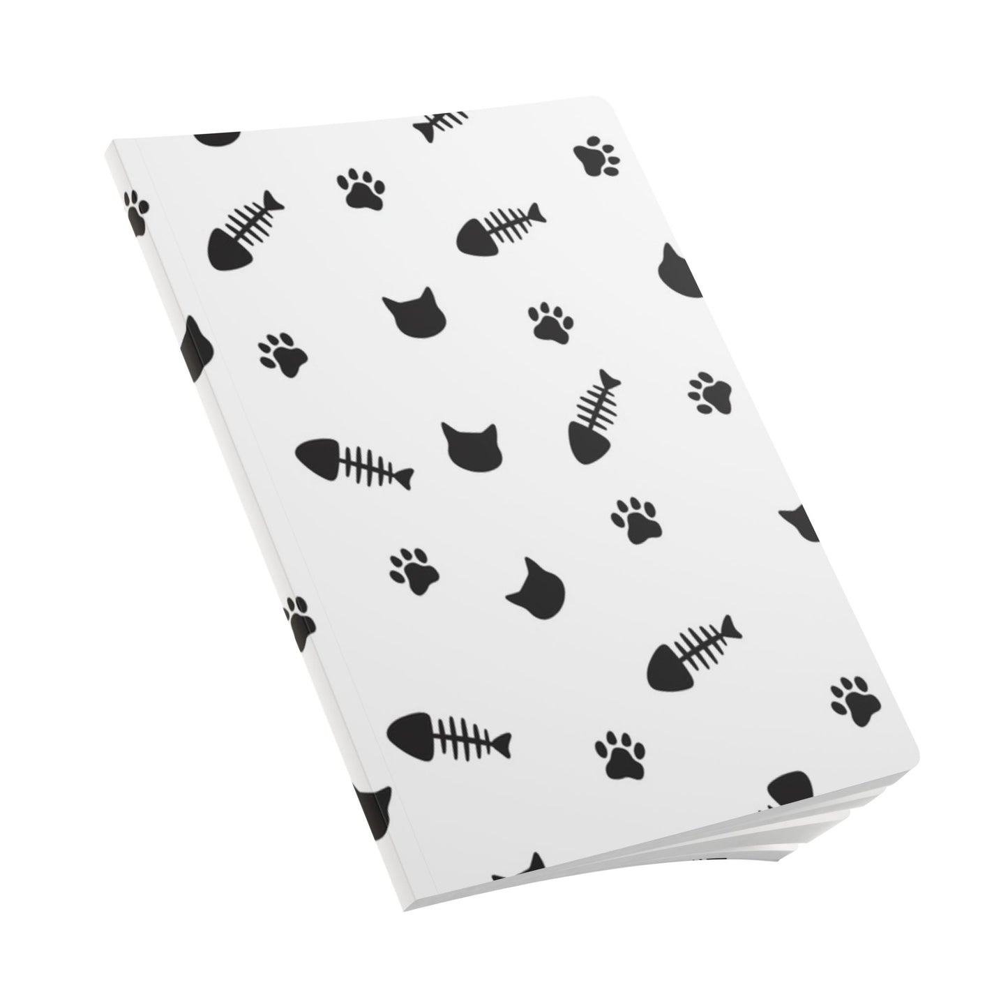 Cat and bone Softcover Journal