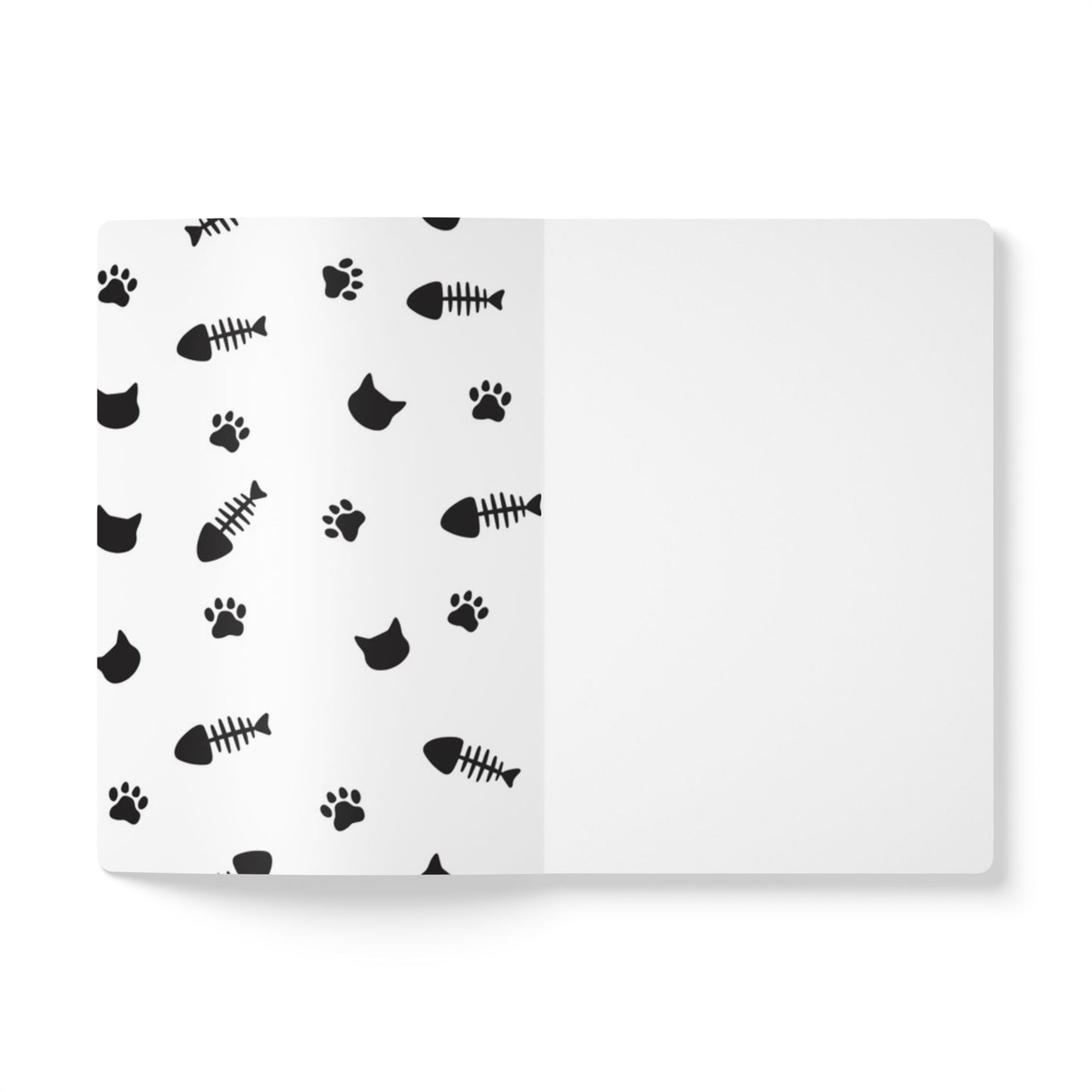 Cat and bone Softcover Journal
