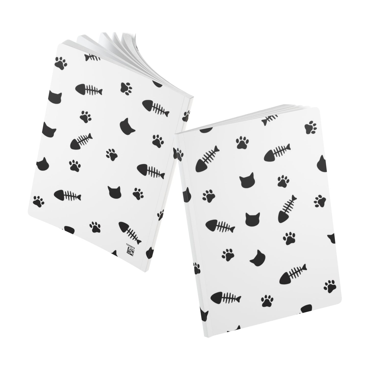 Cat and bone Softcover Journal