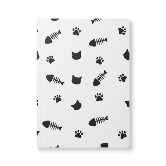 Cat and bone Softcover Journal